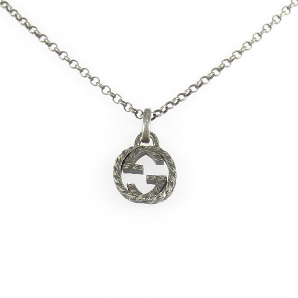 Gucci Interlocking G 925 Silver Necklace