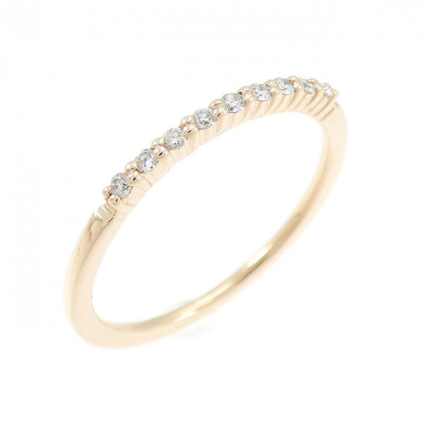 4C K10 Pink Gold Diamond Ring