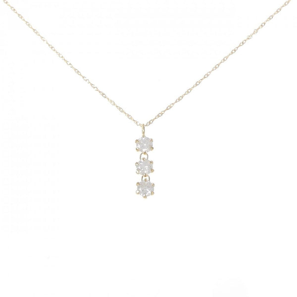 Au750 Diamond Necklace