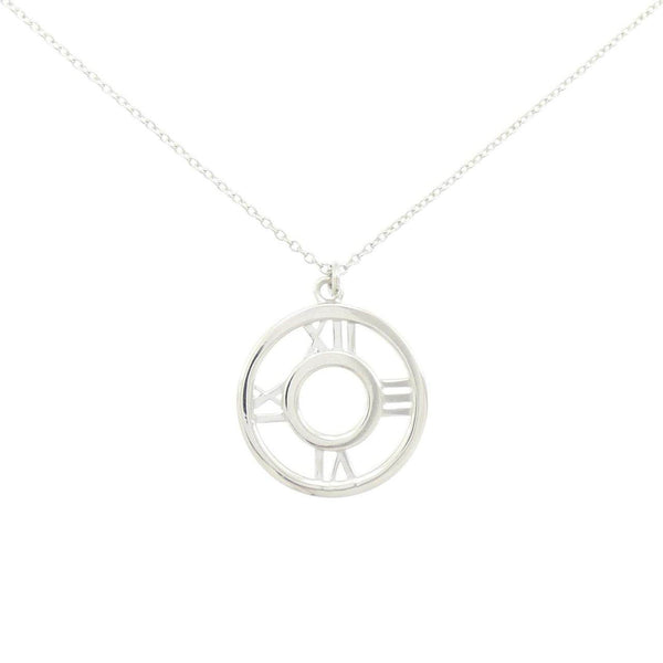 Tiffany Atlas Open Medallion 925 Silver Necklace