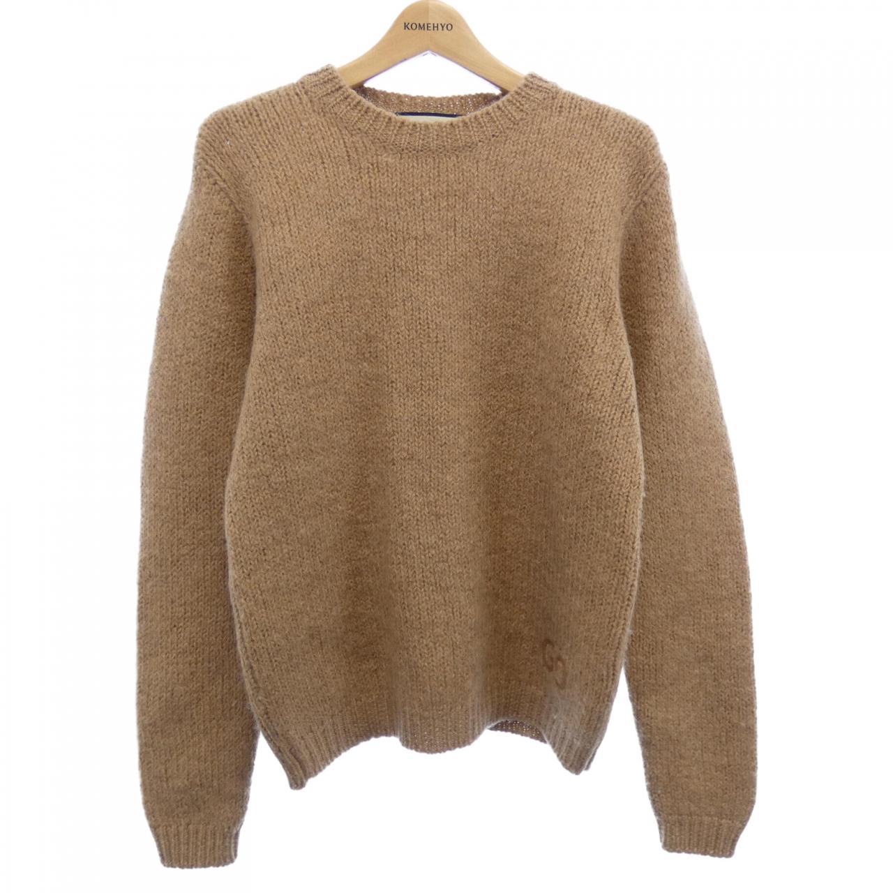 Gucci Felted Wool GG Logo Knit