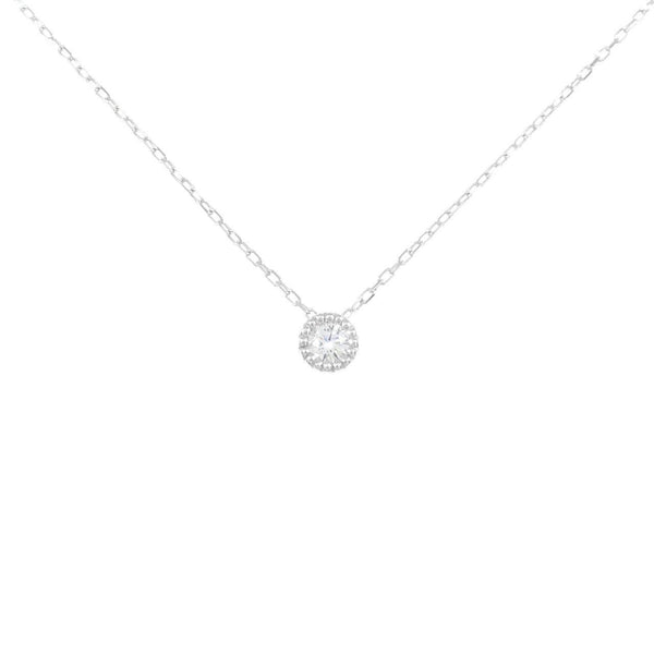 Au750 White Gold Diamond Necklace