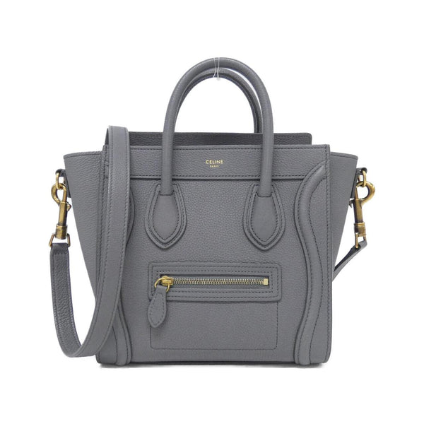 Celine Luggage Nano Shopper Calf Tote Bag