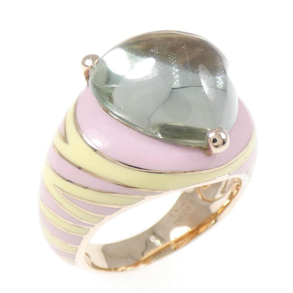 Ponte Vecchio Noem K9 Pink Gold Quartz Ring