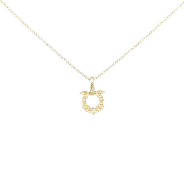 K10 Yellow Gold Diamond Necklace