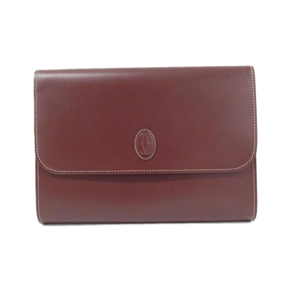 Cartier Must de Cartier Leather Shoulder Bag