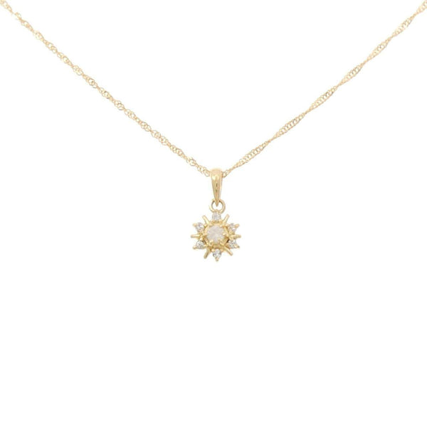 Au750 Diamond Necklace