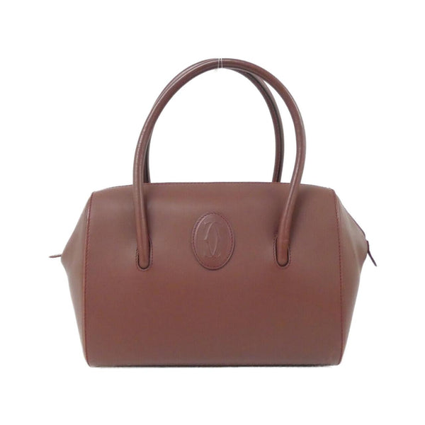Cartier Leather Boston Bag