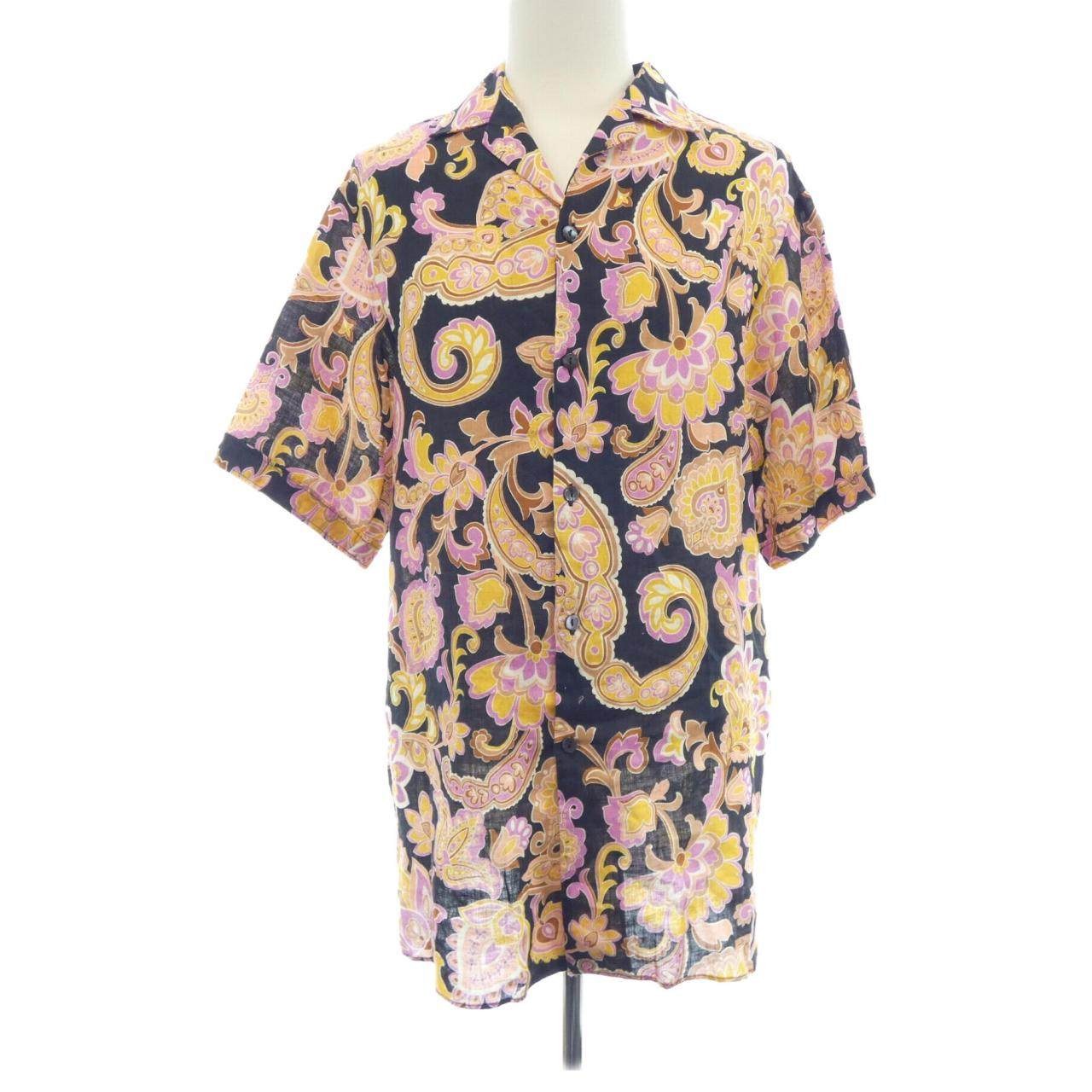 Gucci Silk Short Sleeve Shirt