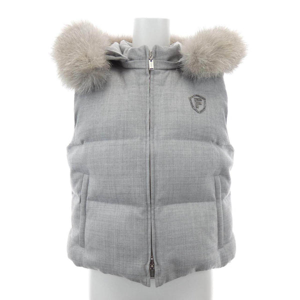 FOXEY BOUTIQUE CHALEUR Fox Fur Down Vest