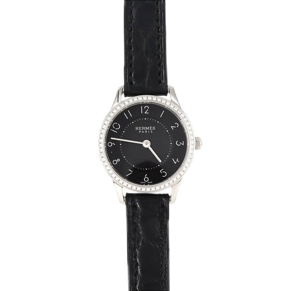 Hermes Slim d Hermes Stainless Steel Quartz