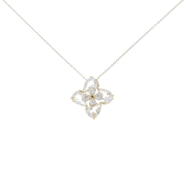 Ponte Vecchio K10 Yellow Gold Quartz Necklace