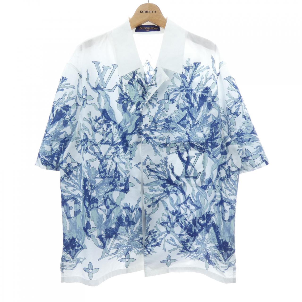 Louis Vuitton Graphic Short Sleeve Cotton Shirt