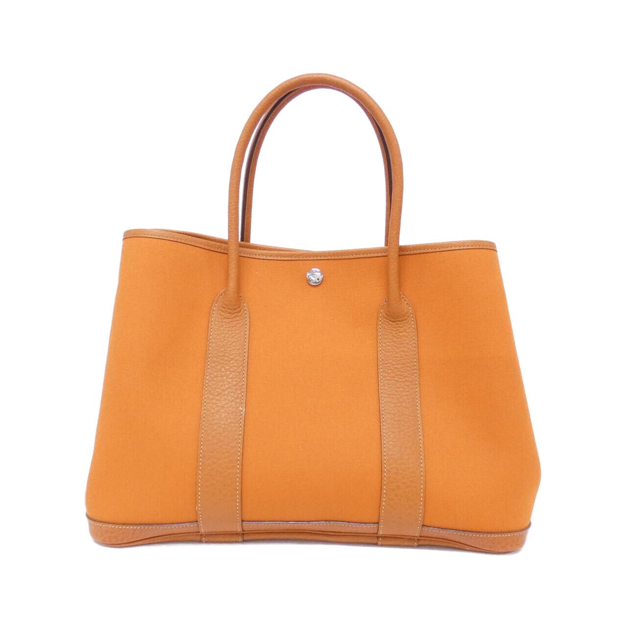 Hermes Garden Party36 Toile Officier Veau Buffleskippers Tote
