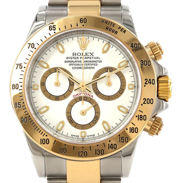 Rolex Daytona Stainless Steel Yellow Gold Chronograph