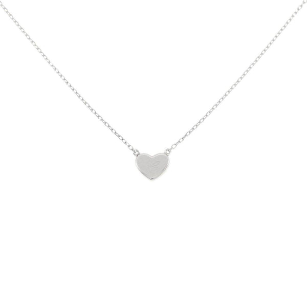 Platinum Heart Necklace