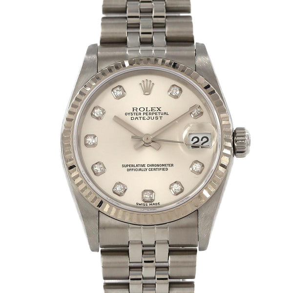 Rolex Datejust Stainless Steel White Gold
