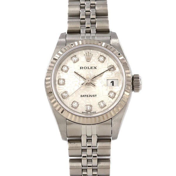 Rolex Datejust Stainless Steel White Gold Watch