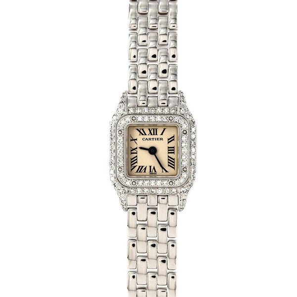 Cartier Mini Panthere White Gold Quartz