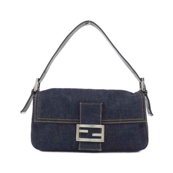 Fendi Baguette Denim Shoulder Bag