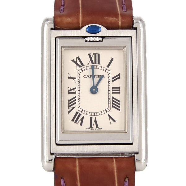 Cartier Tank Basculante Stainless Steel Quartz