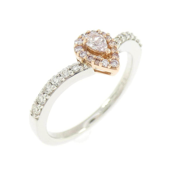 GSTV Platinum Au750 Pink Gold Pink Diamond Ring
