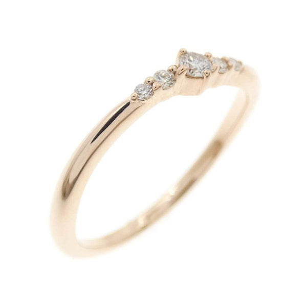 4℃ K10 Pink Gold Diamond Ring
