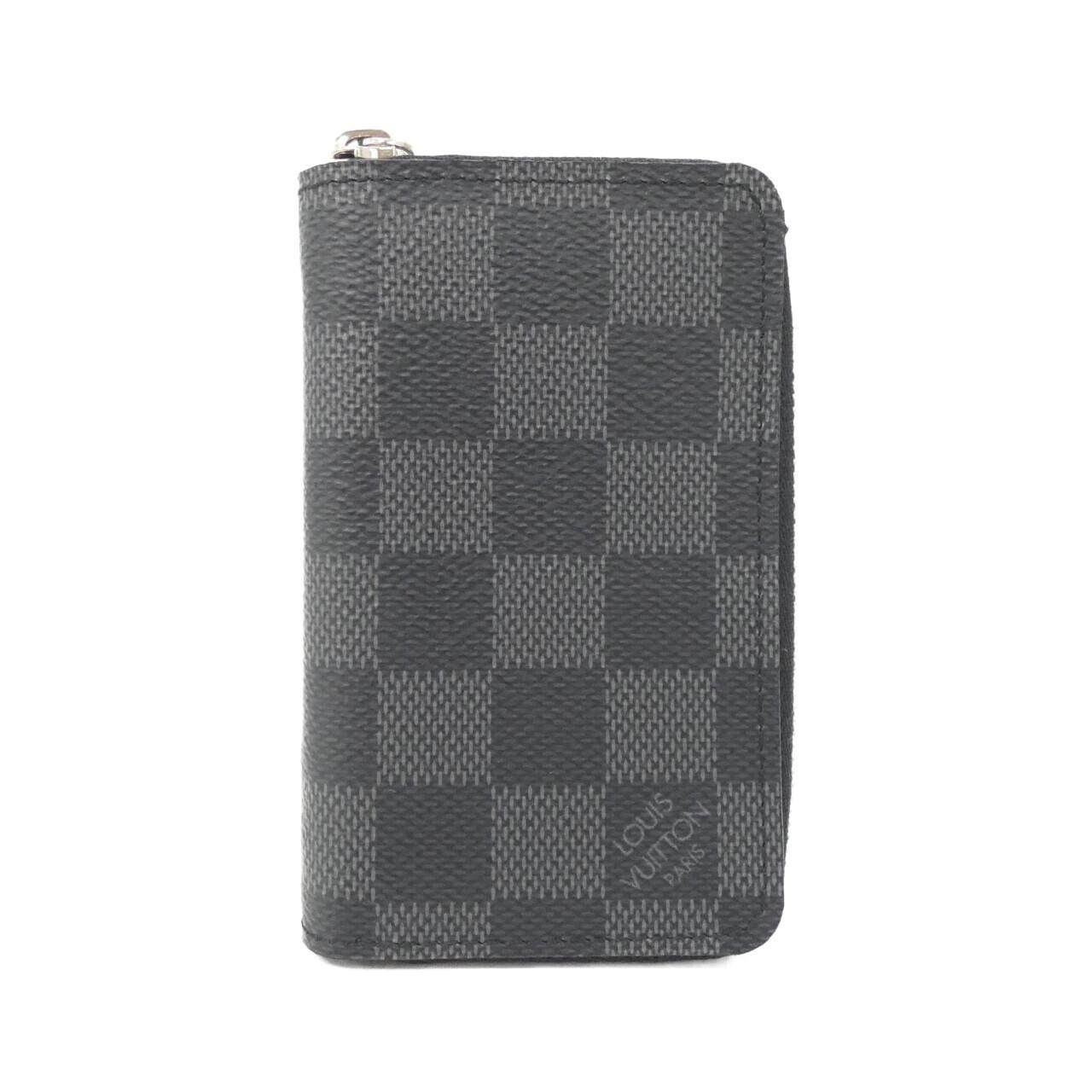 Louis Vuitton Zippy Coin Purse Damier Graphite Coin Case