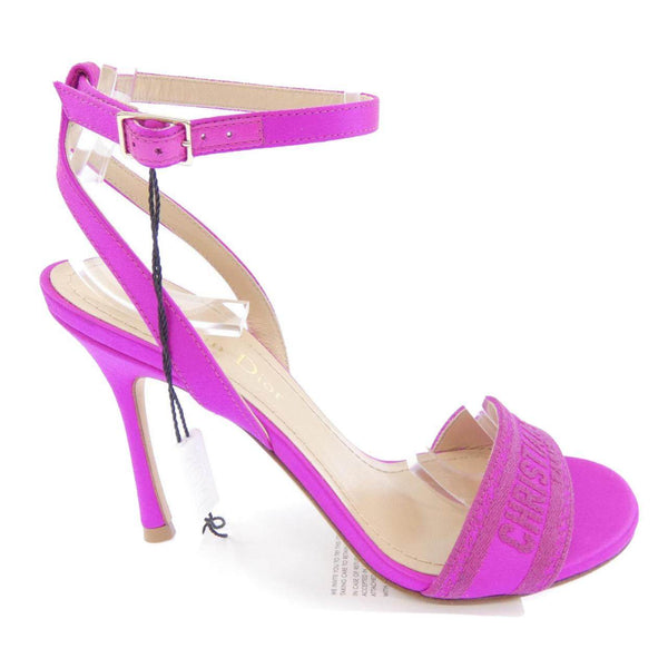 Christian Dior DWAY EMBROIDERED SATIN Sandals