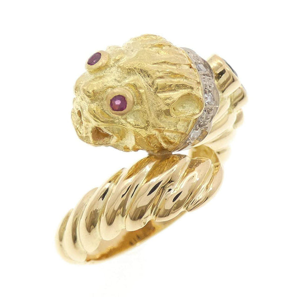 Ilias Lalaounis Au750 Color Stone Ring