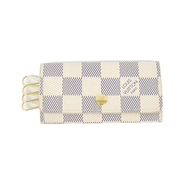 Louis Vuitton Damier Azur Leather Key Case