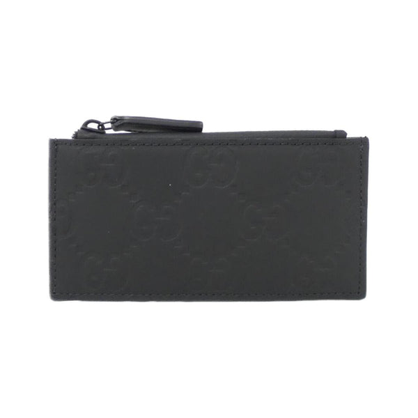 Gucci GG Rubber Effect Leather Card Case
