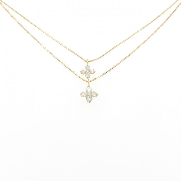 Au750 Diamond Necklace
