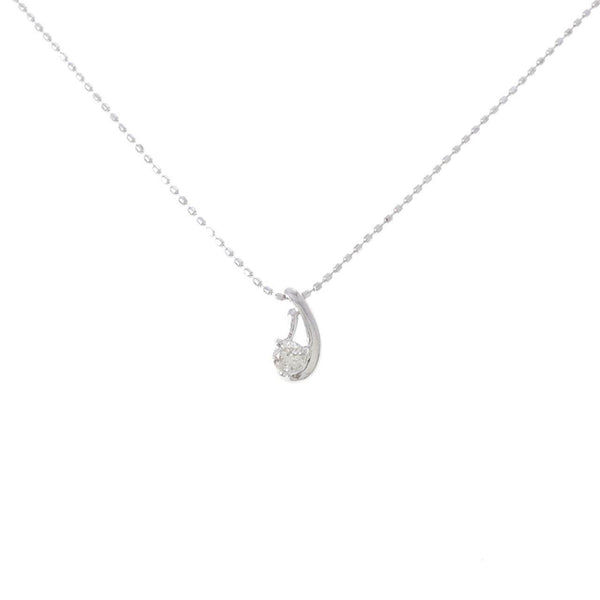 K10 White Gold Diamond Necklace