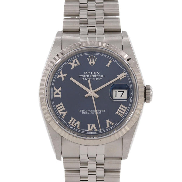 Rolex Datejust Stainless Steel White Gold Automatic