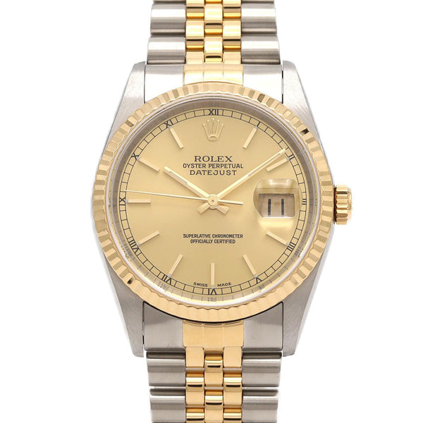 Rolex Datejust Stainless Steel Yellow Gold