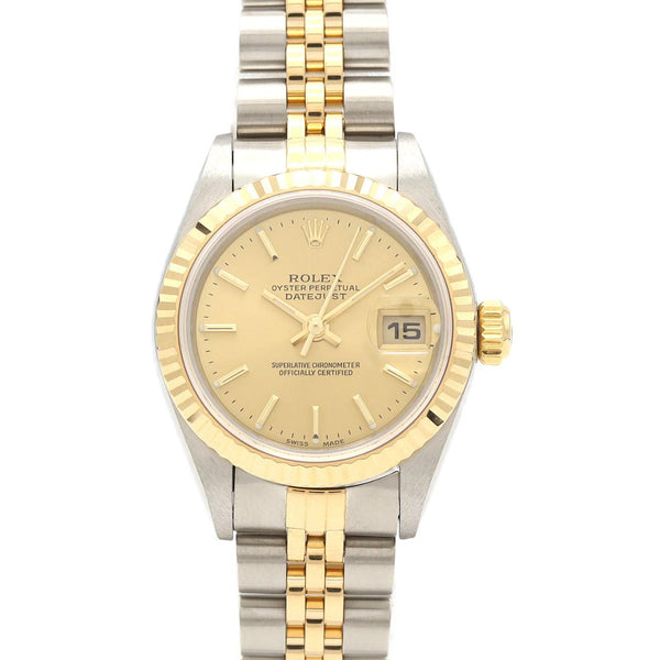 Rolex Datejust Stainless Steel Yellow Gold Watch