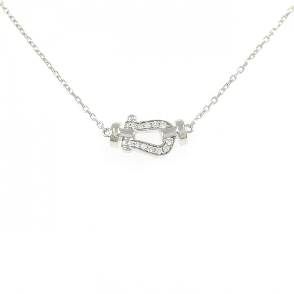 Fred Force 10 750 White Gold Diamond Necklace