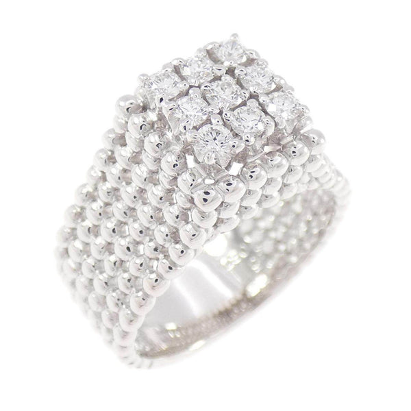 Queen 750 White Gold Diamond Ring