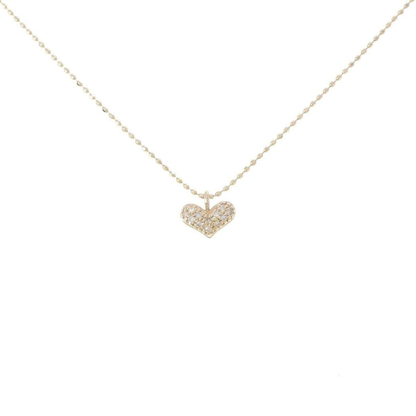 K10 Yellow Gold Diamond Necklace