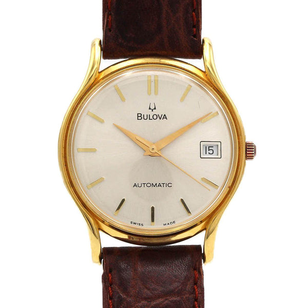 Bulova Gold Plated Round Automatic