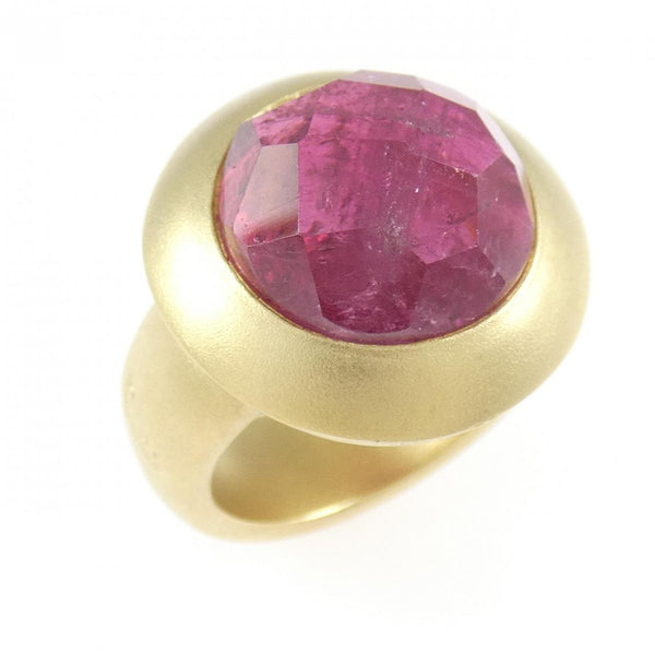 Pomellato Sfacettata Au750 Yellow Gold Tourmaline Ring