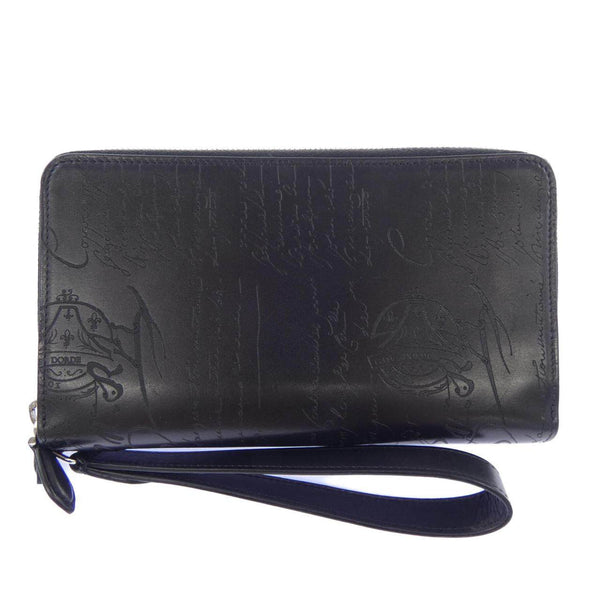 Berluti Talyscrit Leather Long Zip Wallet