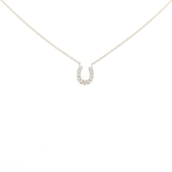Au750 Horseshoe Diamond Necklace