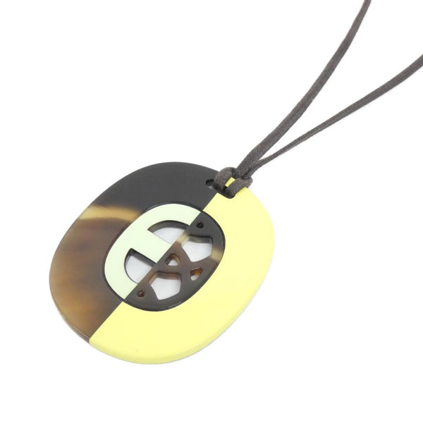 Hermes Remix Buffalo Horn Necklace