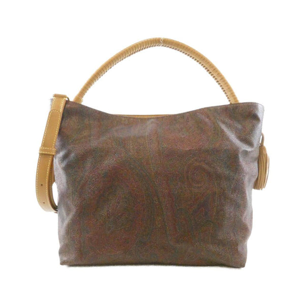 ETRO Coated Canvas Leather Tote Bag