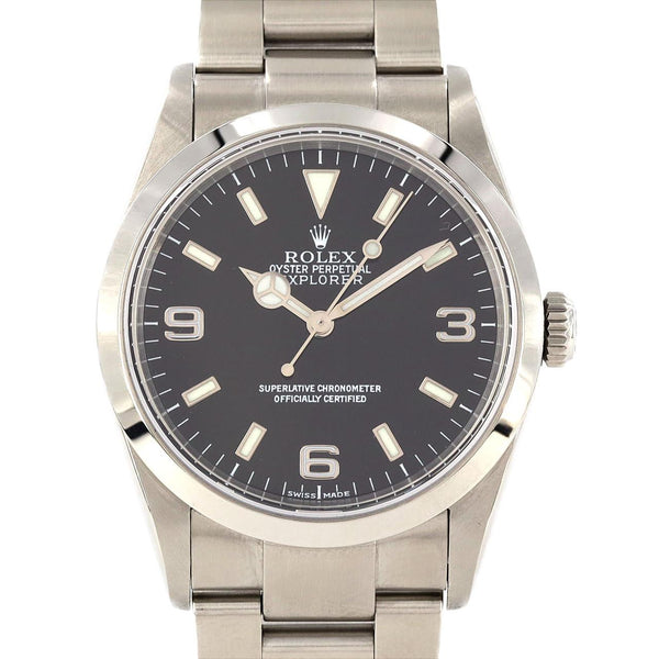 Rolex Explorer I Stainless Steel Watch