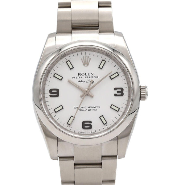 Rolex Air King Stainless Steel Wristwatch