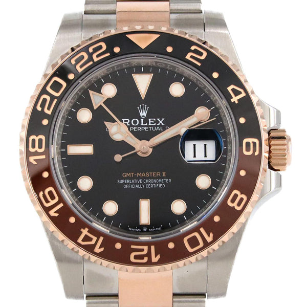 Rolex GMT Master II Stainless Steel Pink Gold