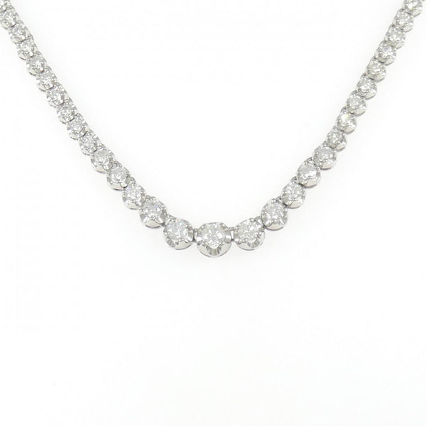 Pt850 5.00ct Diamond Necklace